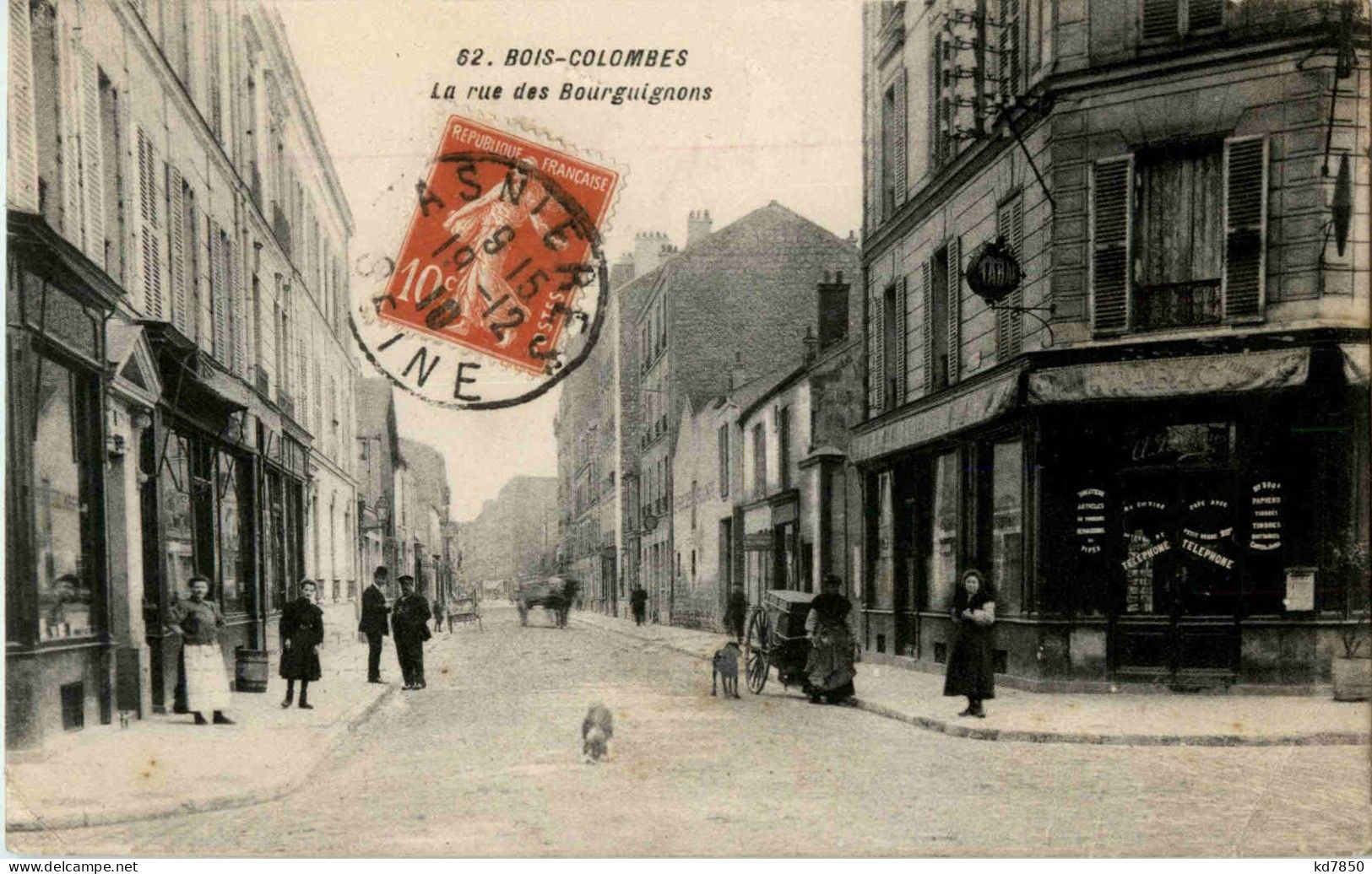 Bois Colombes - La Rue Des Bourguignons - Colombes