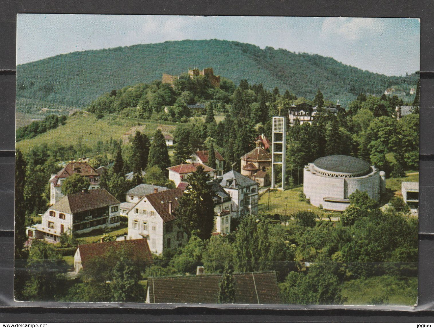 Badenweiler Katholische Pfarrkirche St. Peter Und Burgruine Vollstempel Badenweiler Michel 1028 A - Badenweiler