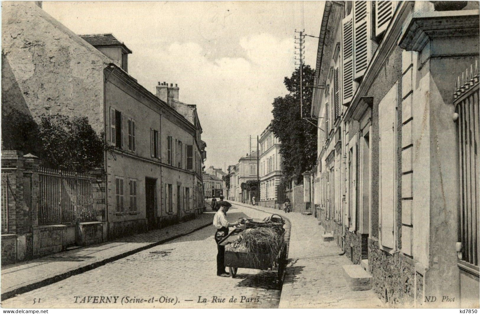Taverny - La Rue De Paris - Taverny