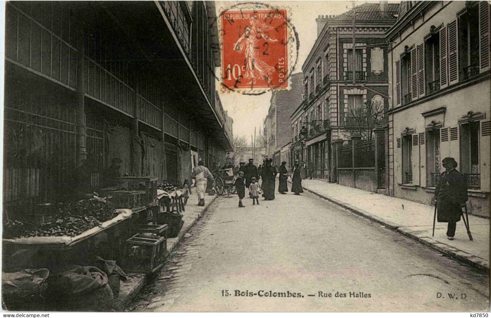 Bois Colombes - Rue Des Halles - Colombes