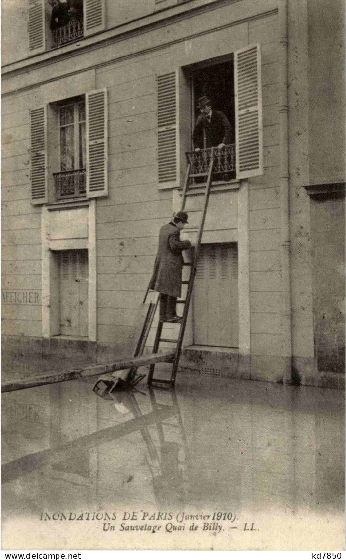 Paris - Inonations 1910 - Paris Flood, 1910