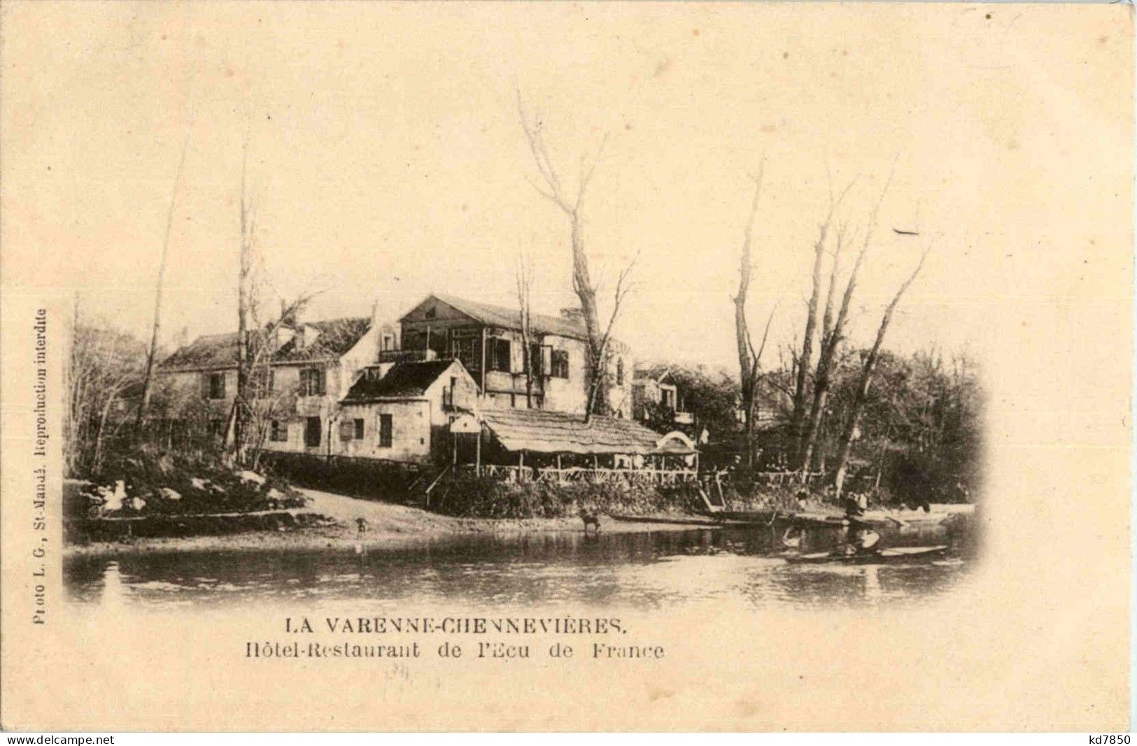 La Varenne Chennevieres - Restaurant De L Ecu De France - Chennevieres Sur Marne