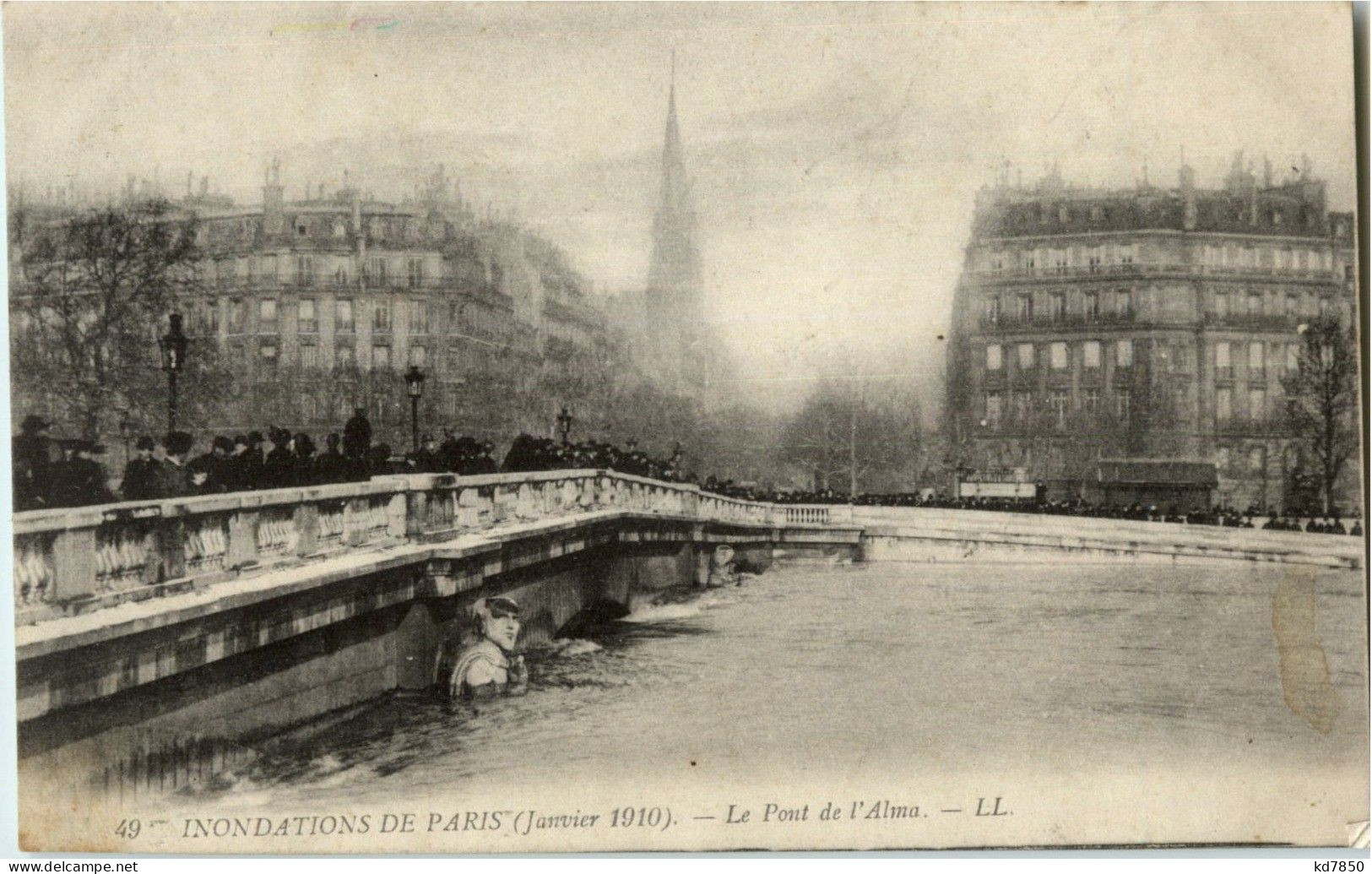 Paris - Inonations 1910 - Paris Flood, 1910