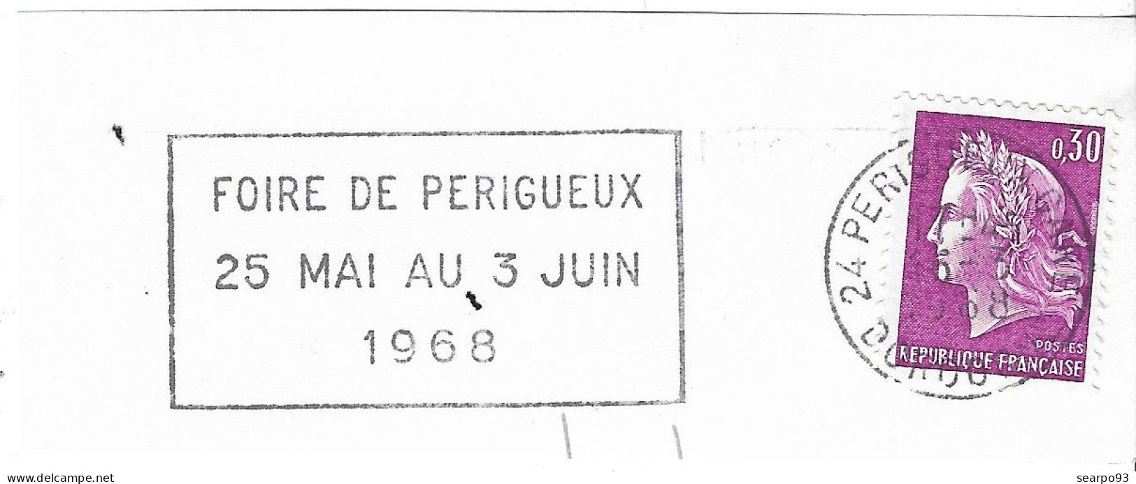 FRANCE. POSTMARK. PERIGUEUX FAIR. 1968 - 1961-....