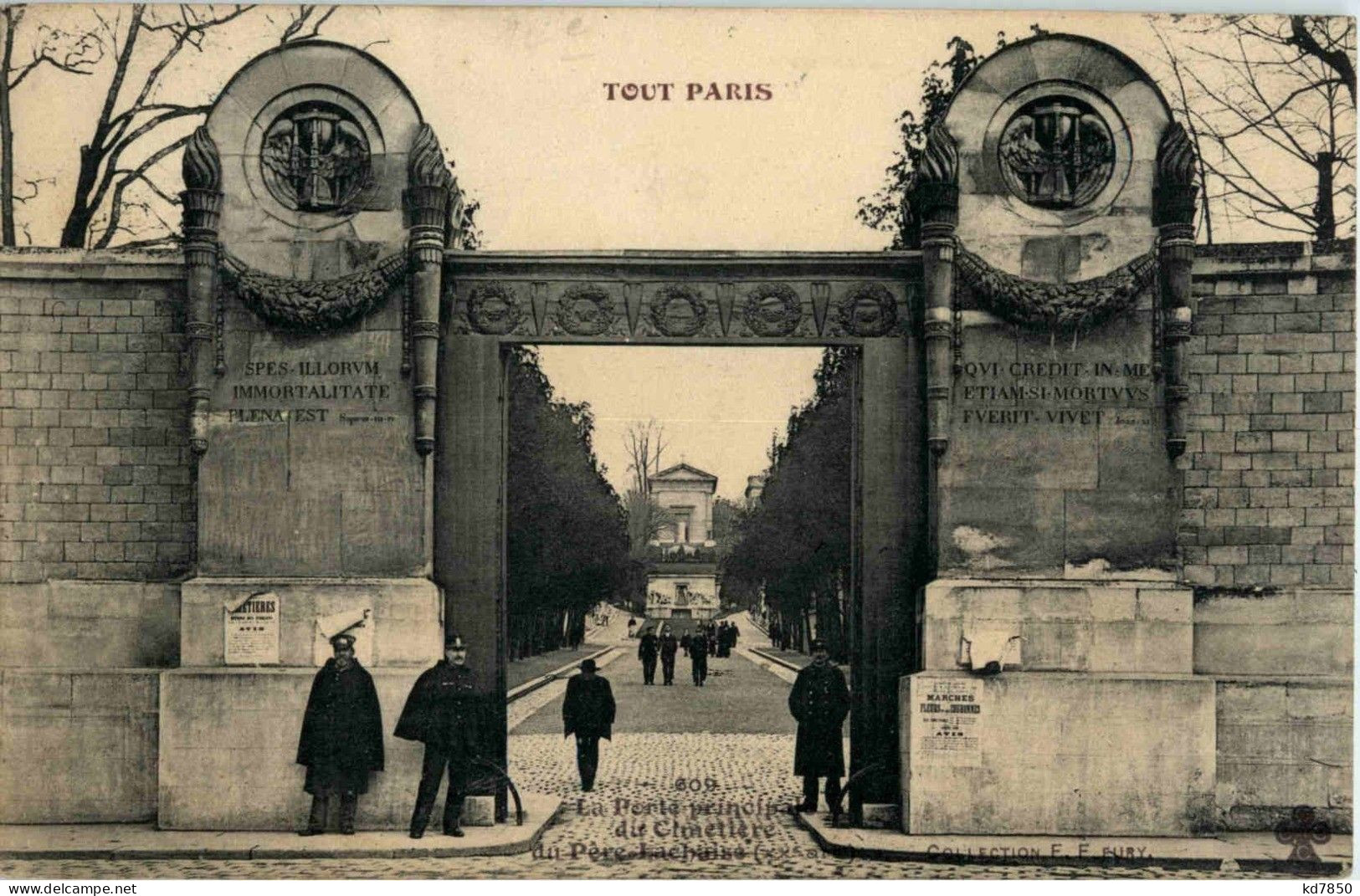 Paris - Cimetiere Du Pere - Arrondissement: 20