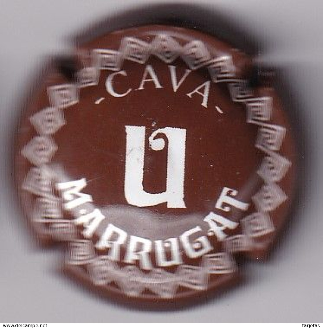 PLACA DE CAVA MARRUGAT LETRA U (CAPSULE) Viader:5253 - Placas De Cava