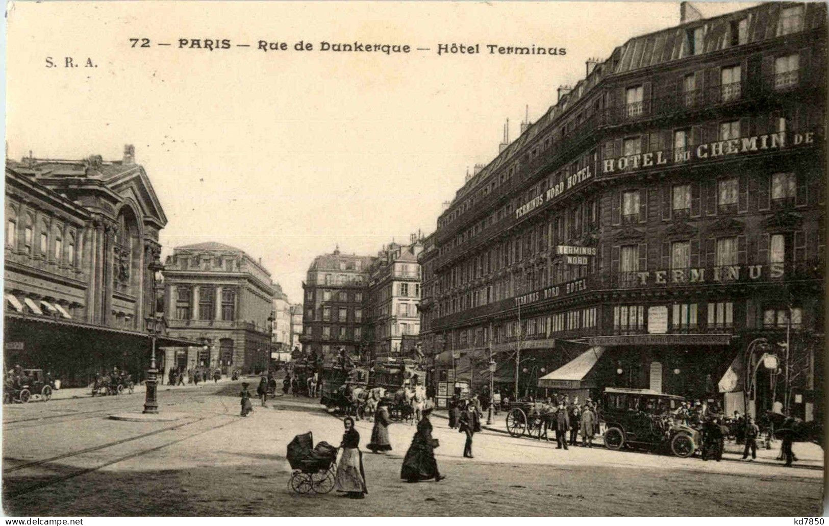 Paris - Hotel Terminus - Cafés, Hoteles, Restaurantes