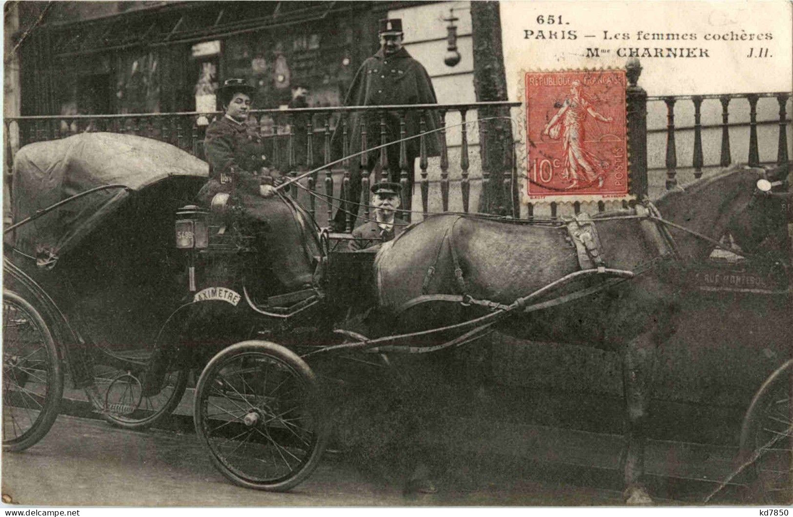 Paris - Les Femmes Cocher - Trasporto Pubblico Stradale