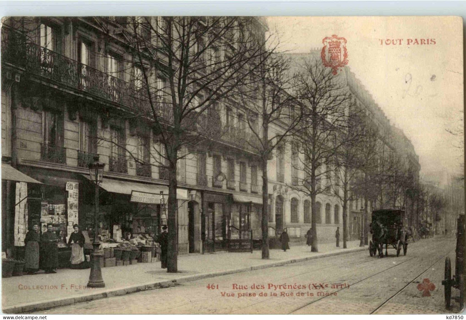 Paris - Rue Des Pyrenees - Arrondissement: 20