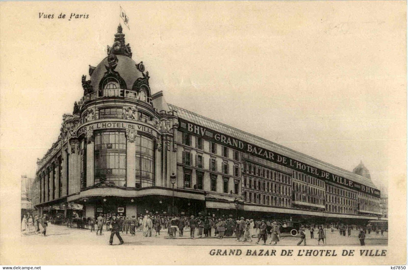 Paris - Grand Bazar - Cafés, Hoteles, Restaurantes