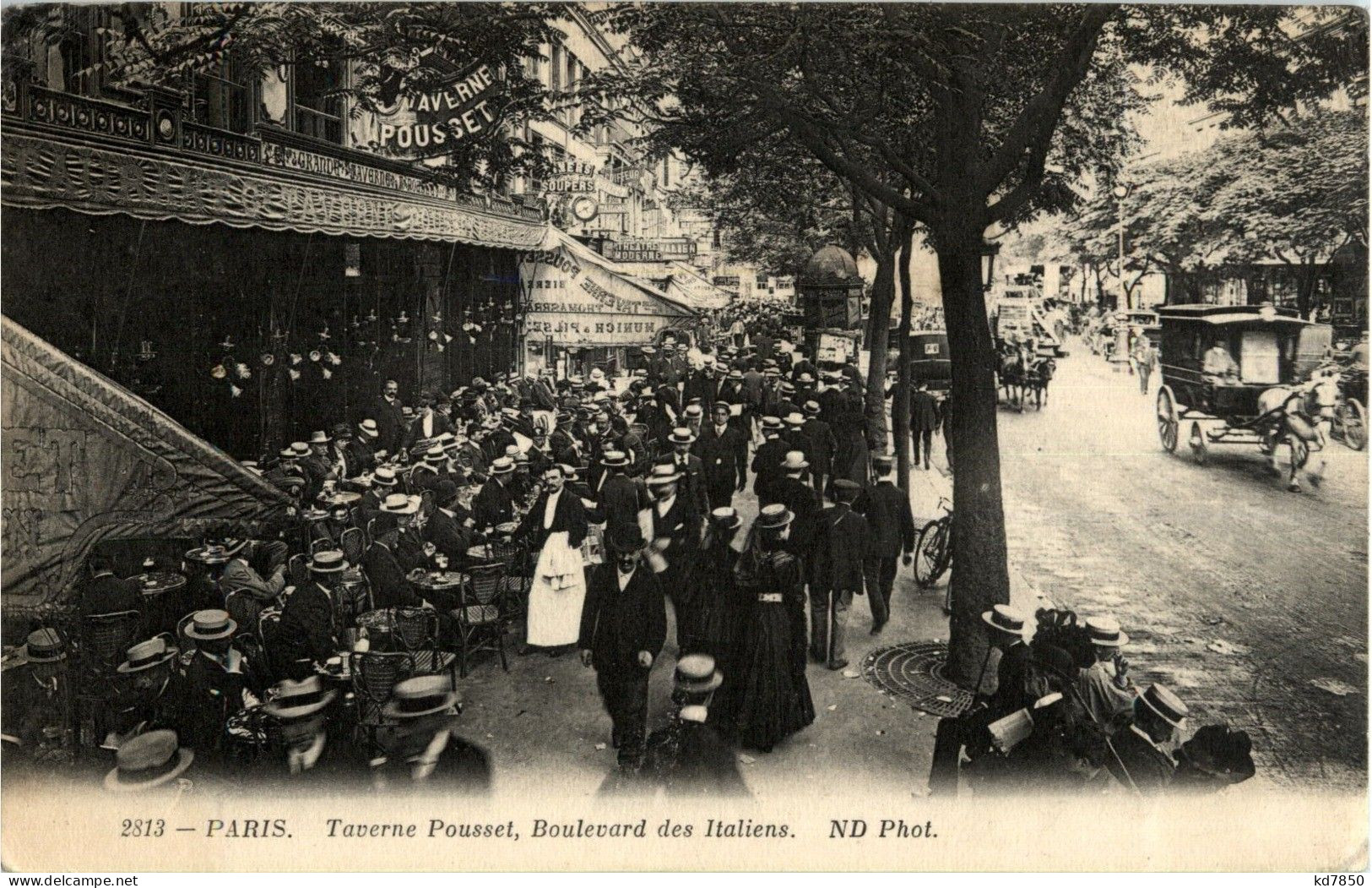 Paris - Taverne Pousset - Cafés, Hotels, Restaurants