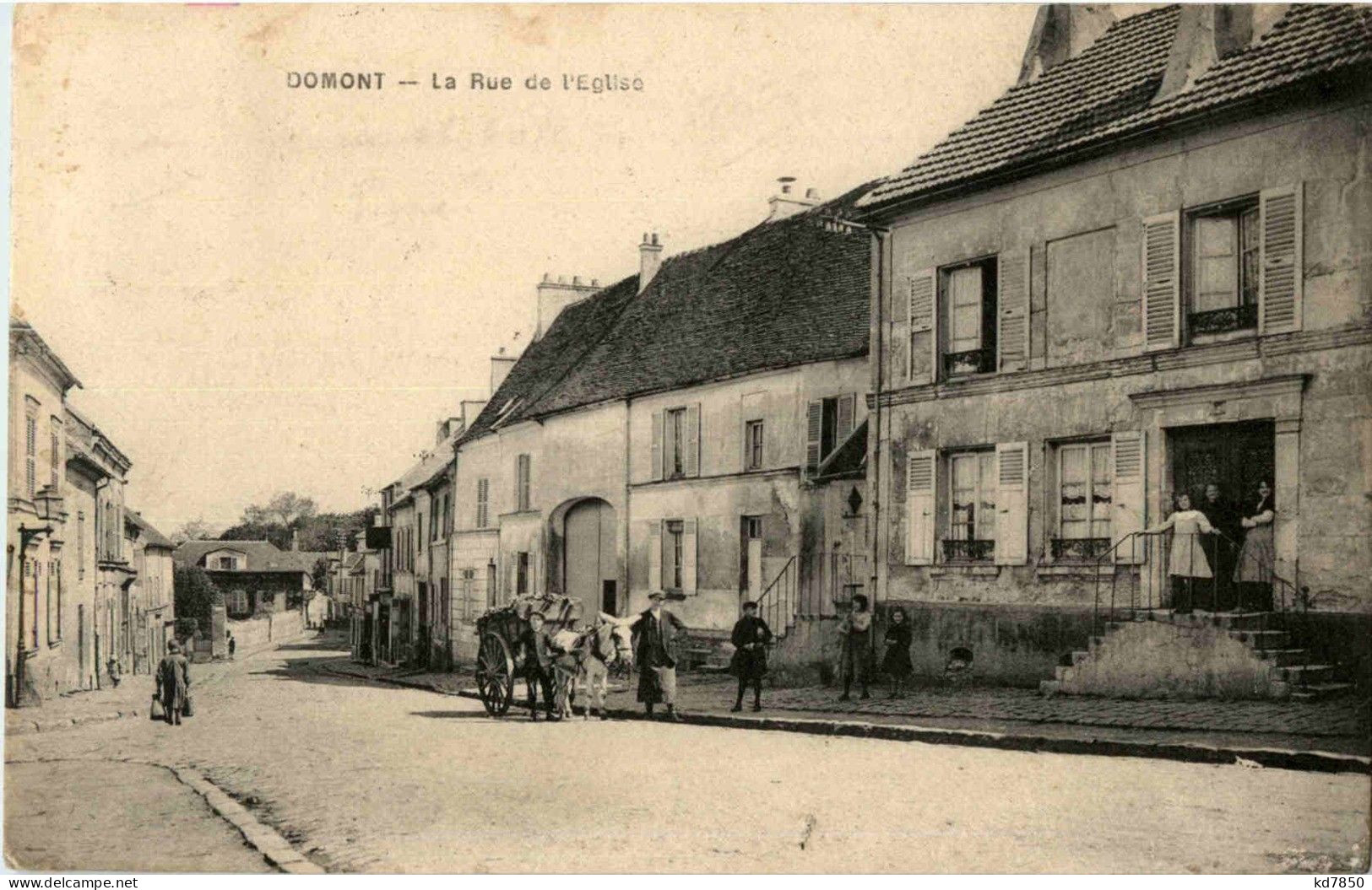 Domont - La Rue De L Eglise - Domont