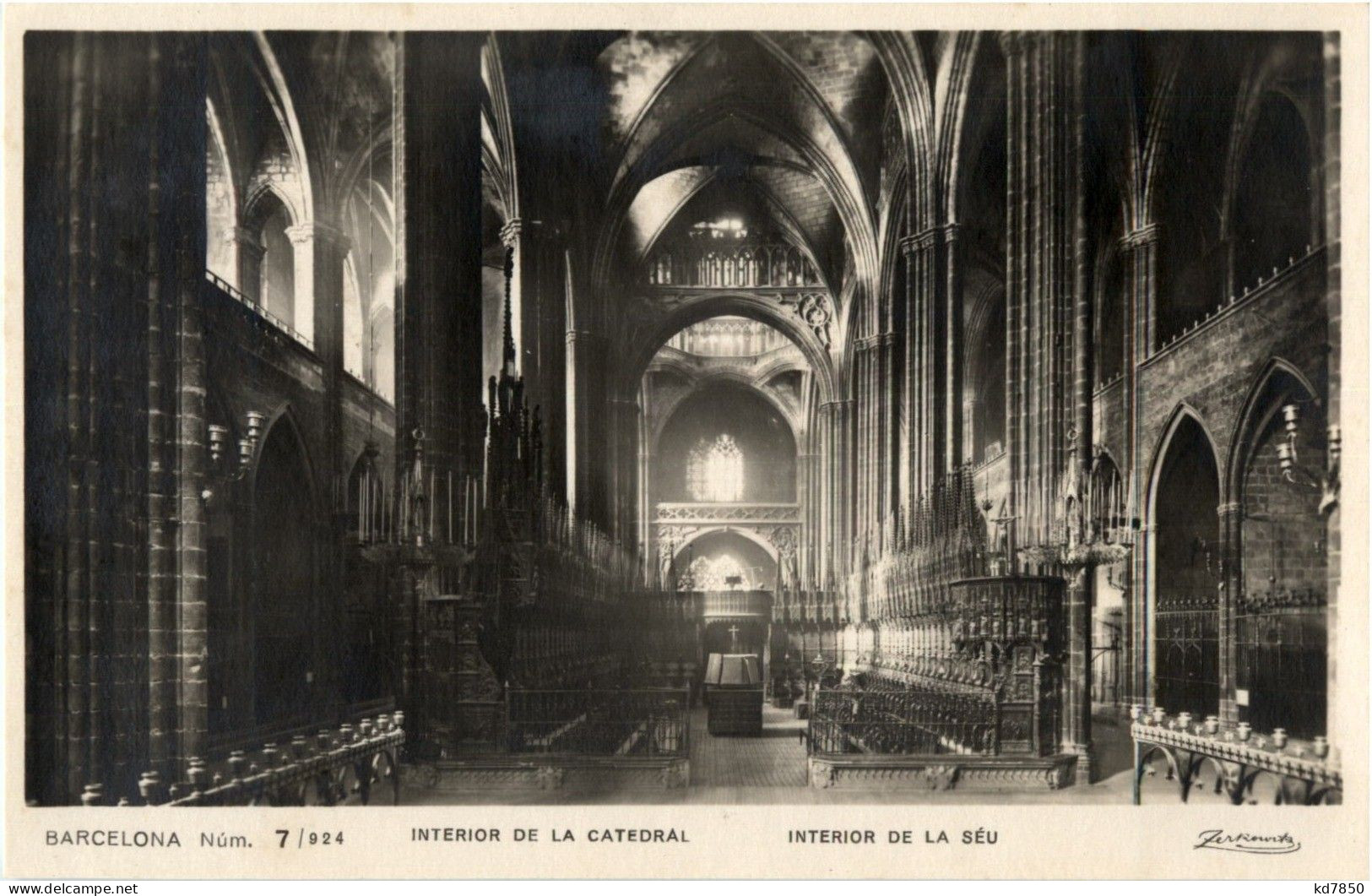 Barcelona - Interior De La Catedral - Barcelona