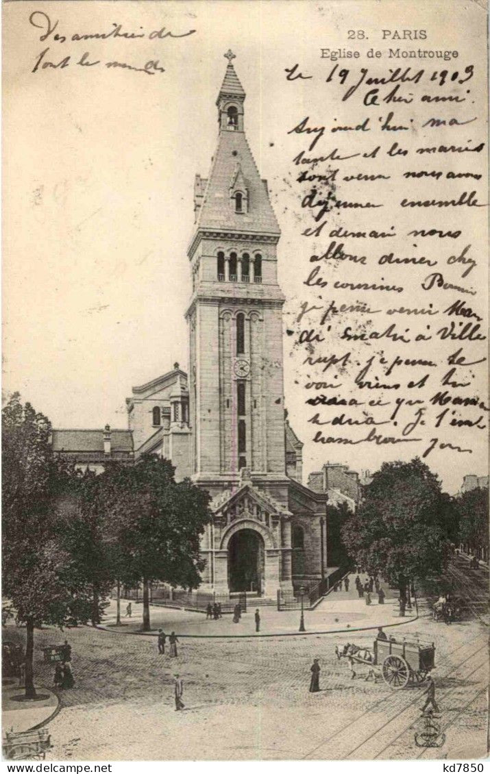 Paris - L Eglise De Montrouge - Arrondissement: 14