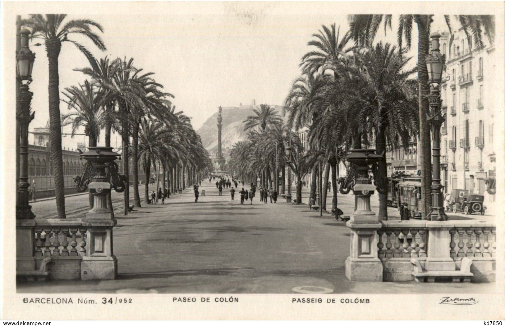 Barcelona - Paseo De Colon - Barcelona