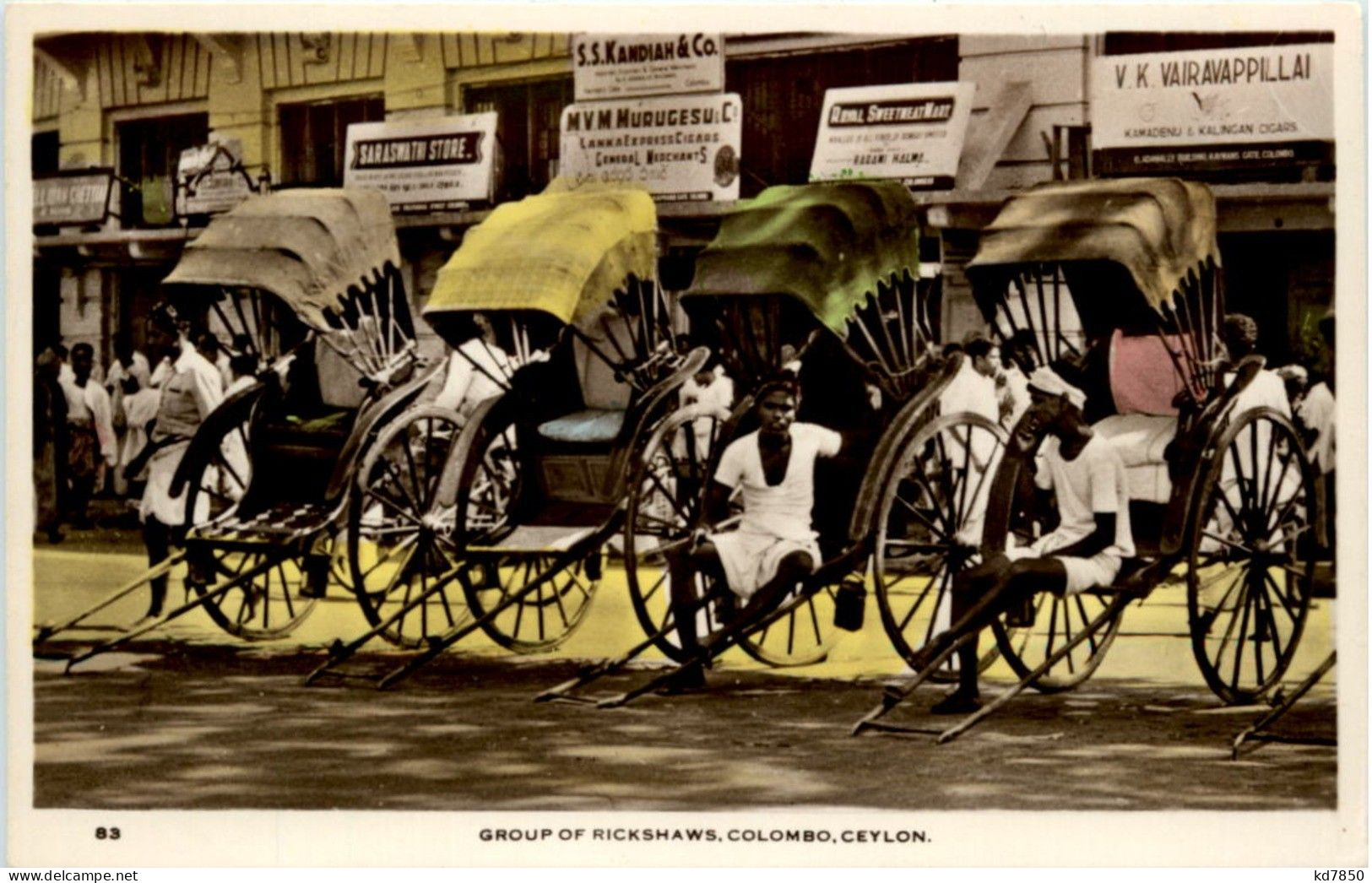 Ceylon - Group Of Rickshaws - Colombo - Sri Lanka (Ceilán)