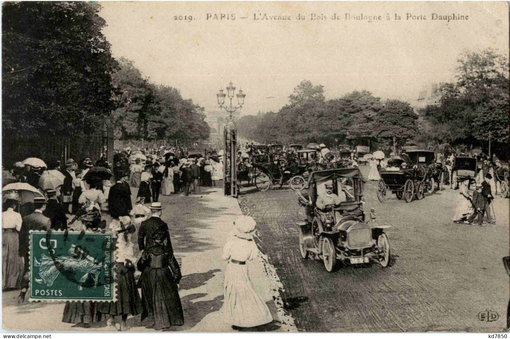 Paris - L Avenue Du Bois De Boulogne - Auto - Car - Arrondissement: 16