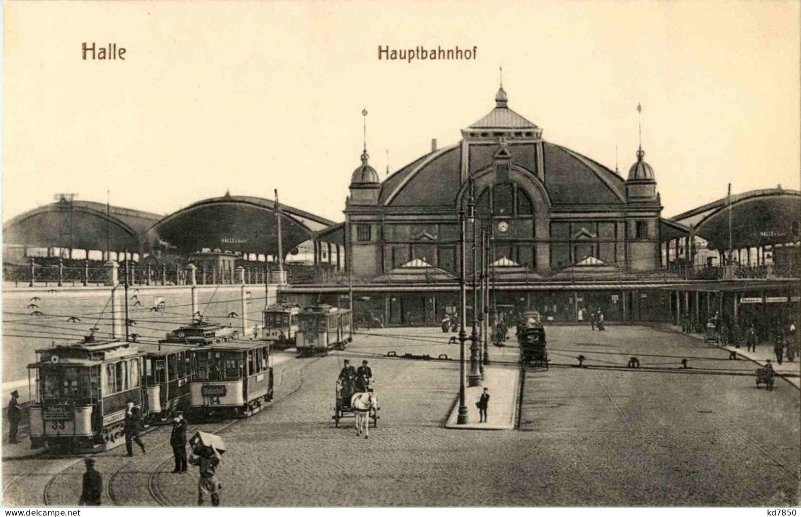 Halle - Hauptbahnhof - Strassenbahn - Halle (Saale)