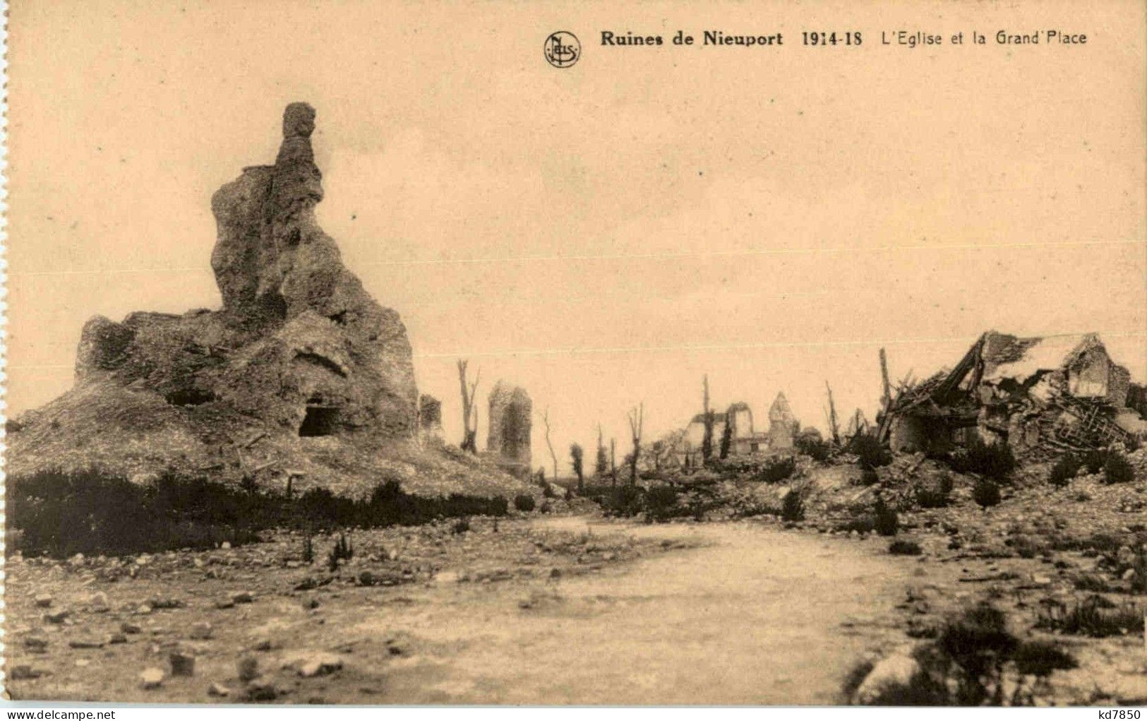 Ruines De Nieuport 1914 - Nieuwpoort