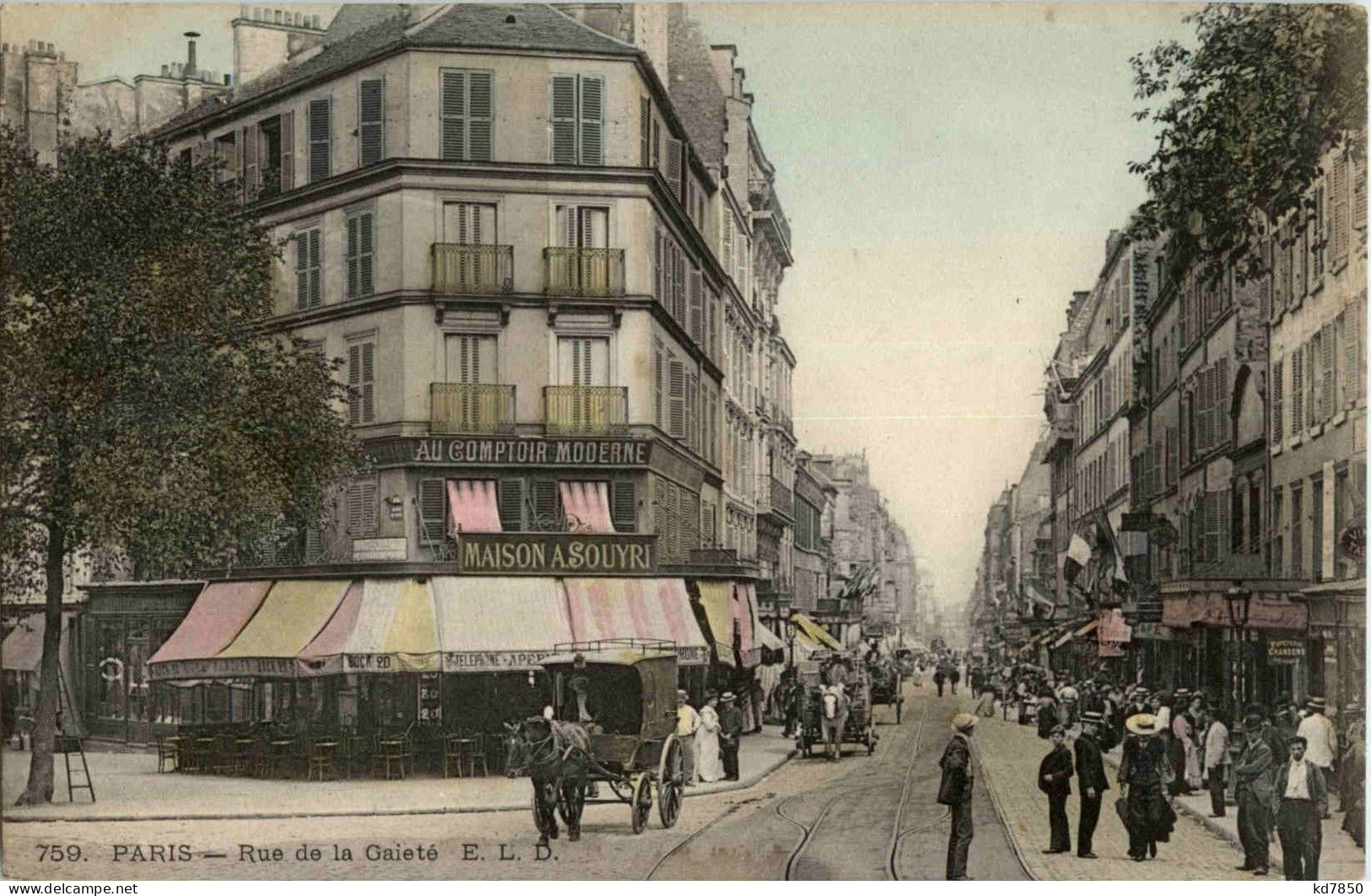 Paris - Rue De La Gaiete - Arrondissement: 14
