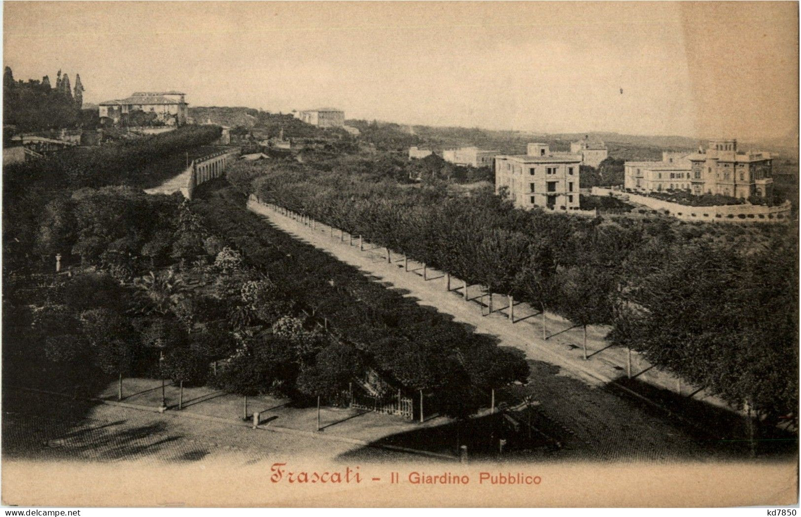 Frascati - Il Giardino Pubblico - Altri & Non Classificati