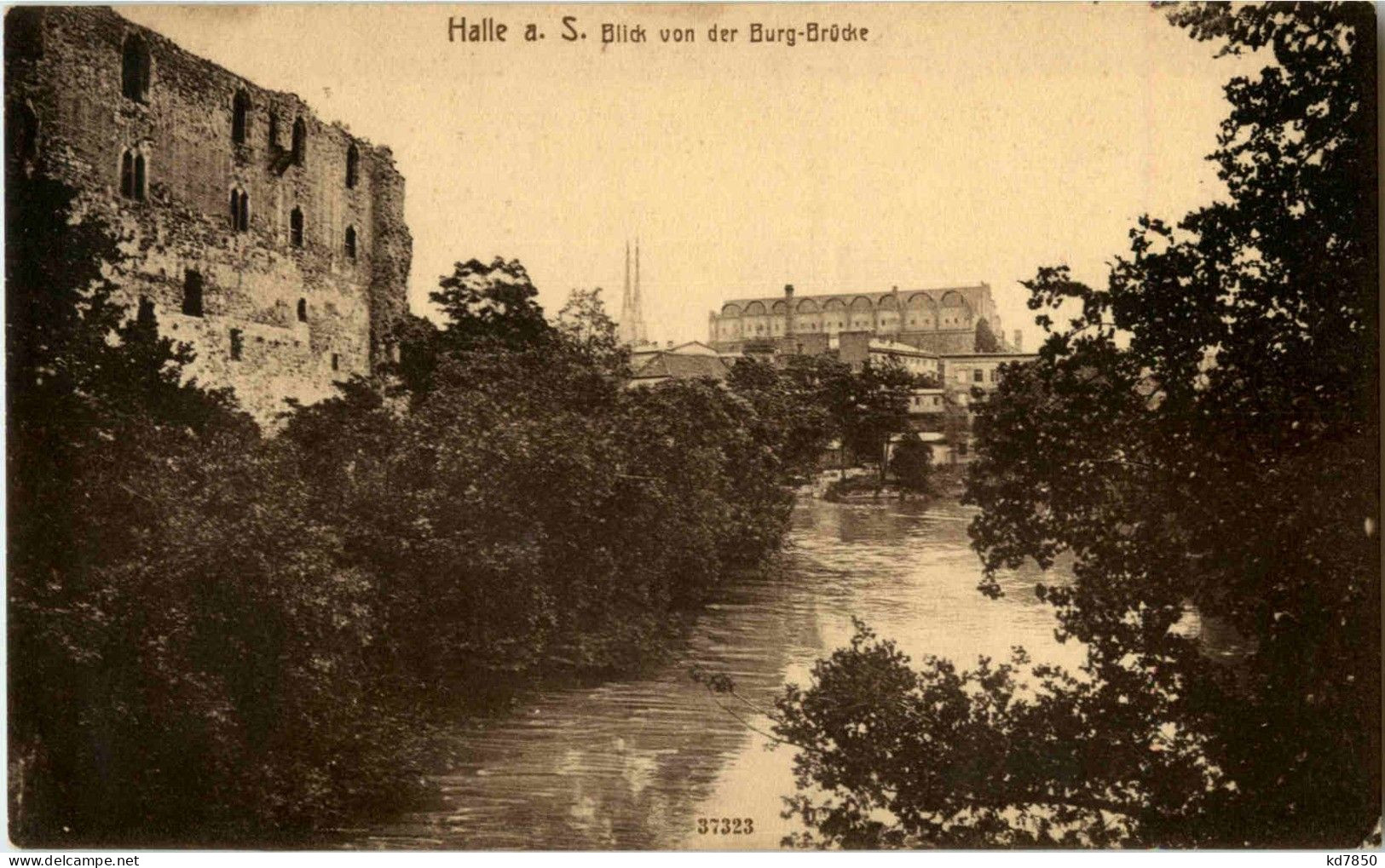 Halle Saale - Blick Von Der Burg Brücke - Halle (Saale)