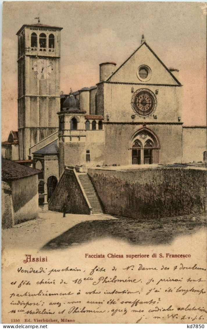 Assisi - Facciata Chiesa - Sonstige & Ohne Zuordnung