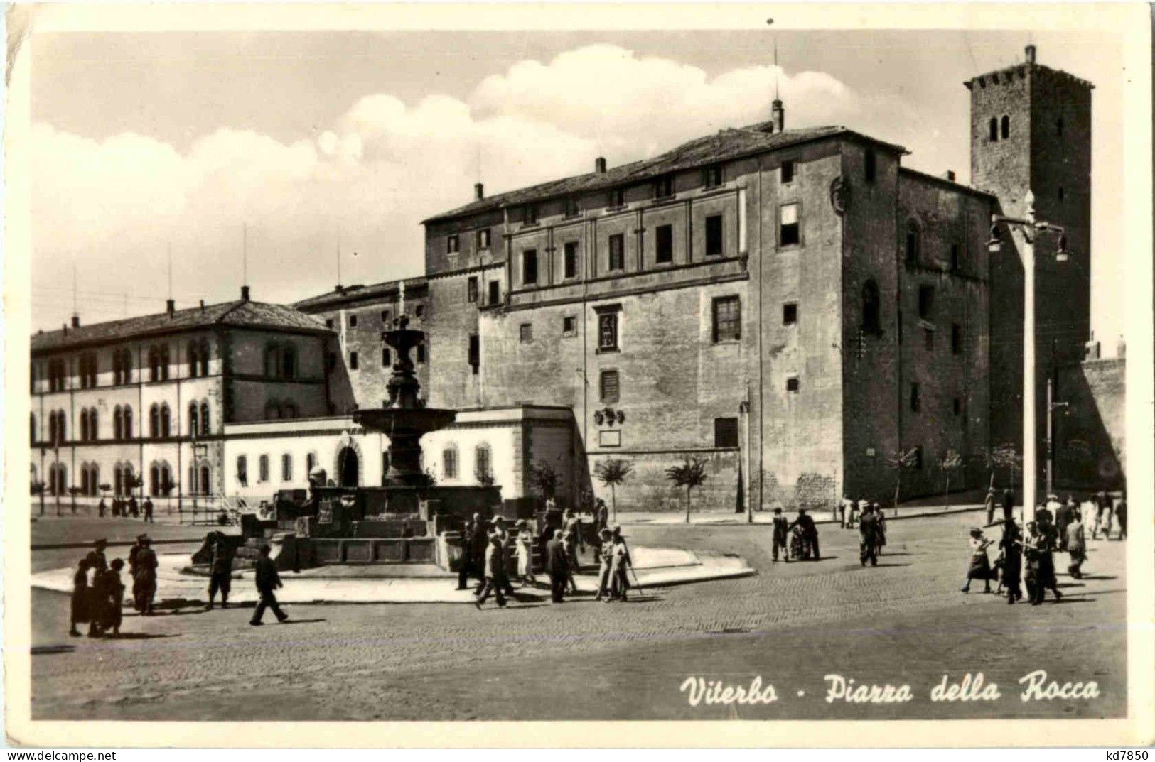 Viterbo - Piazza Della Rocca - Autres & Non Classés