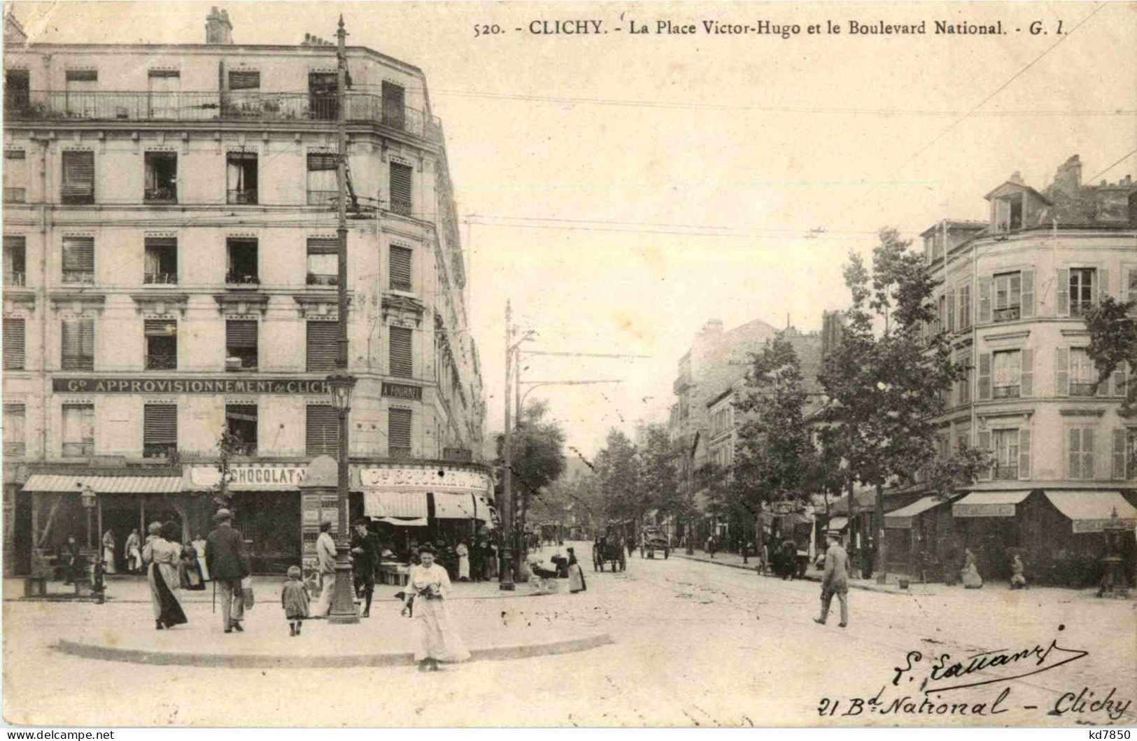 Clichy - La Place Victor Hugo - Clichy