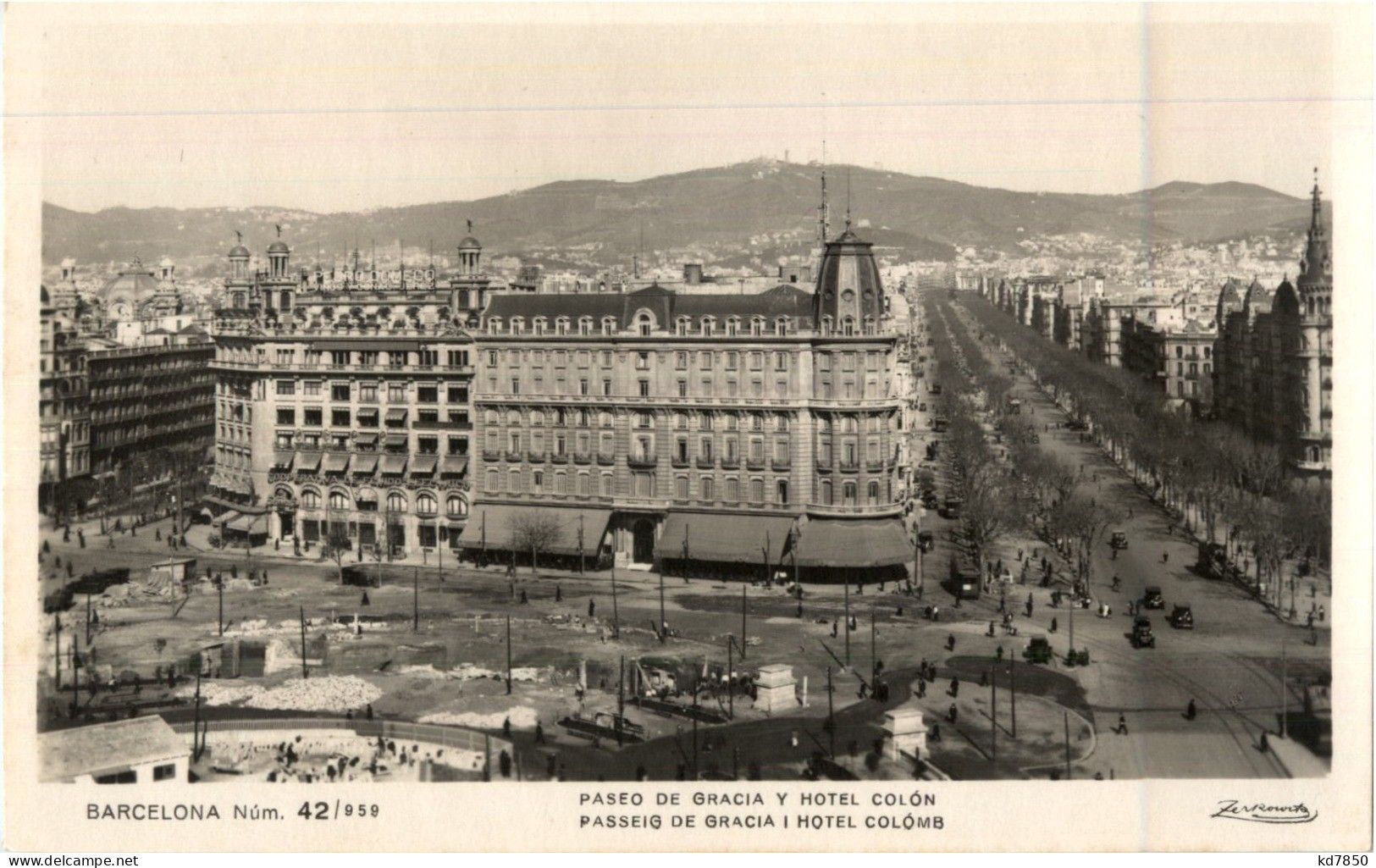 Barcelona - Paseo De Gracia Y Hotel Colon - Barcelona