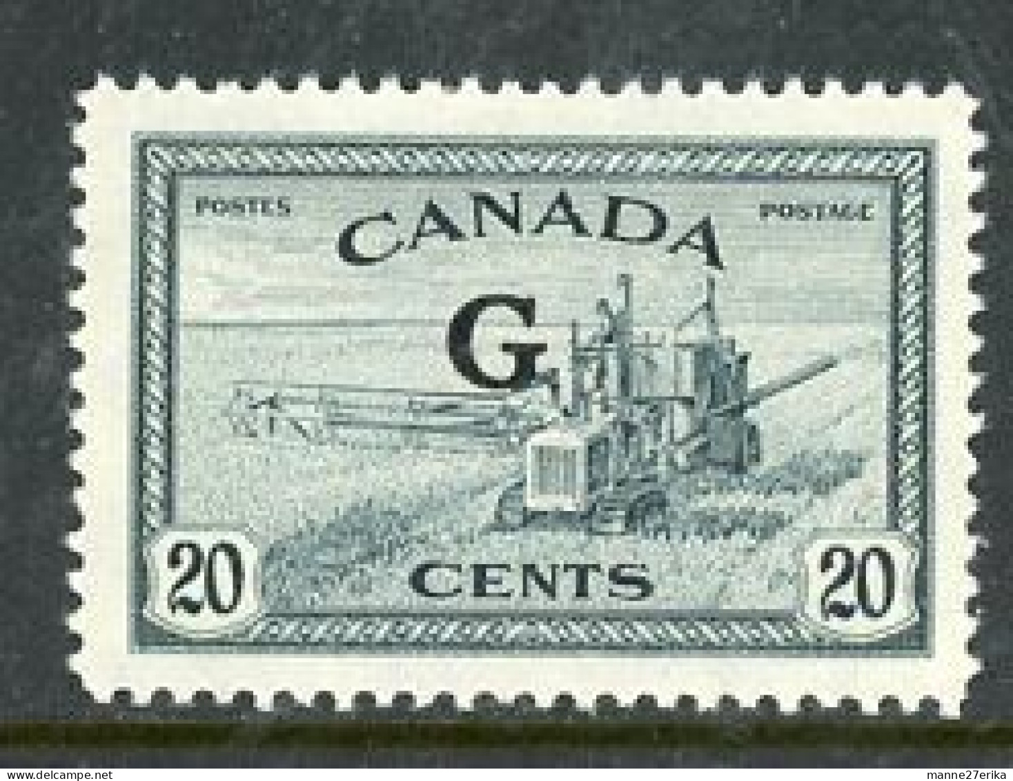 Canada MH 1950-51 OVERPRINTED "Combine" - Aufdrucksausgaben