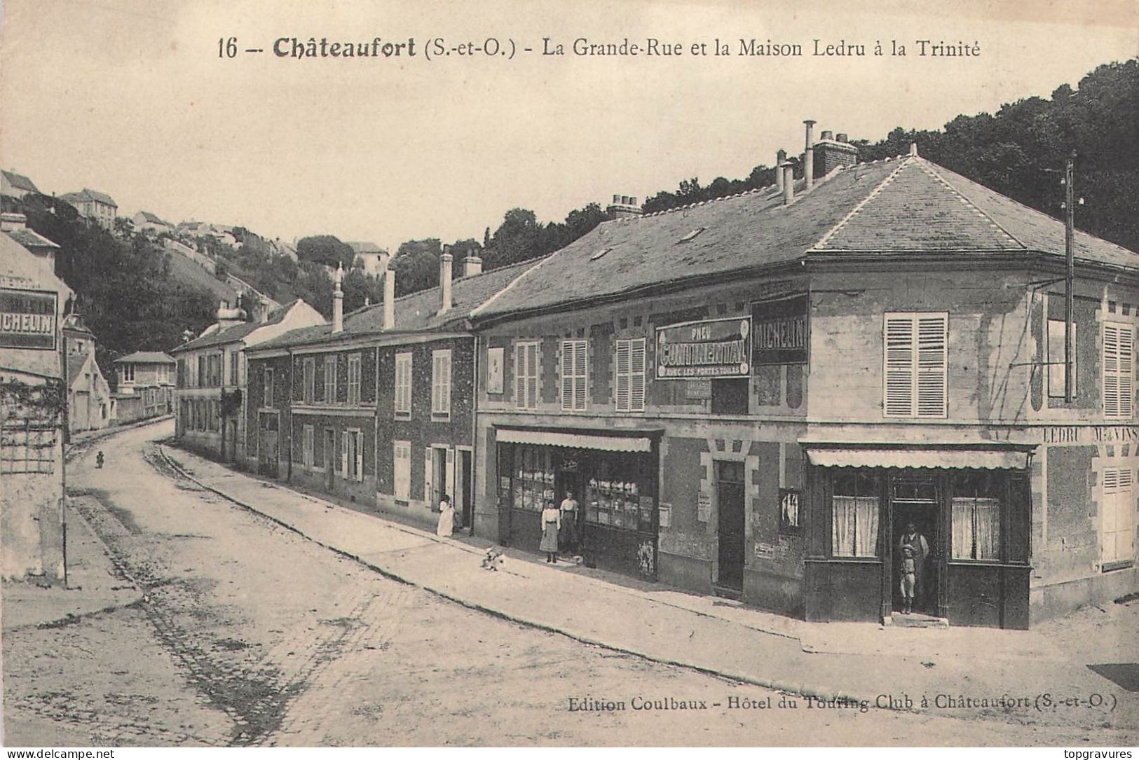 78 CHATEAUFORT - La Grande Rue Et La Maison Ledru à La Trinité - Autres & Non Classés