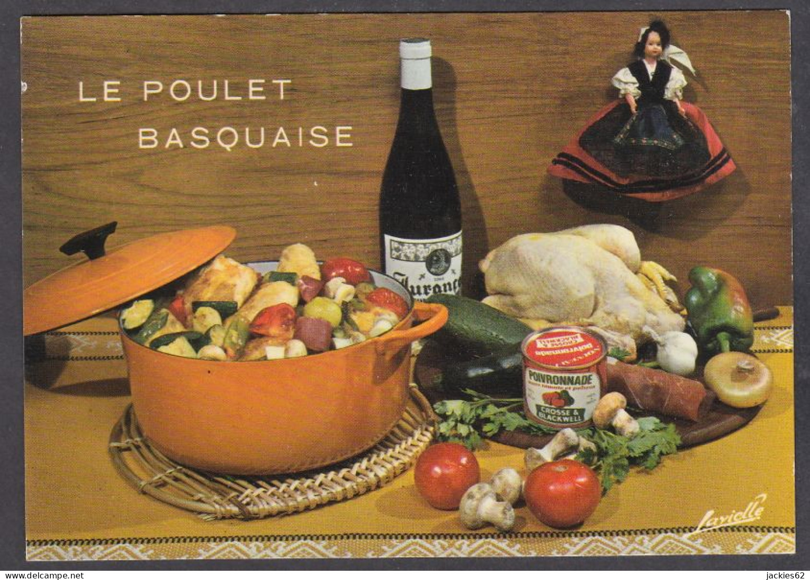 121370/ Le Poulet Basquaise, Recette Raymond Oliver - Recipes (cooking)