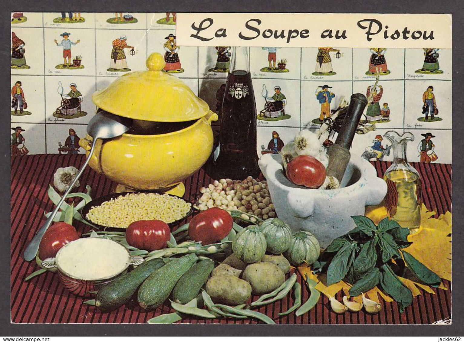 095339/ La Soupe Au Pistou, Recette En Vers Signée E. Bernard, Ed Lyna, Recette N° 22 - Recettes (cuisine)