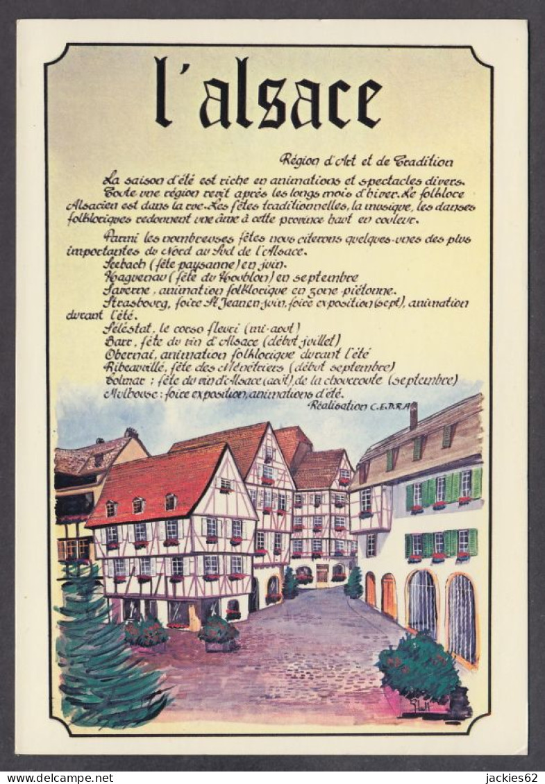 123737/ ALSACE, Festivités Et Activités Culturelles - Alsace