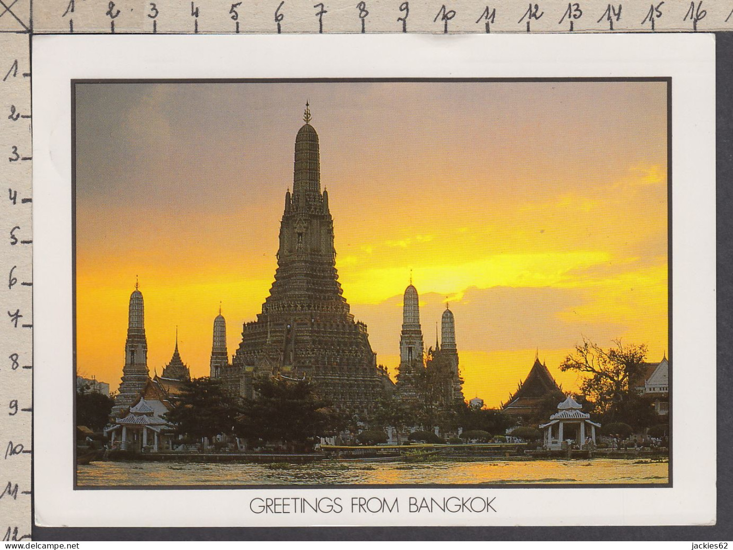 115851GF/ BANGKOK, Wat Arun, Temple Of Dawn  - Thaïlande