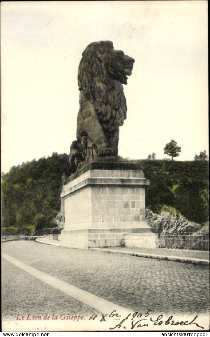 CPA Jalhay Wallonien Lüttich, Le Lion De La Gileppe - Other & Unclassified