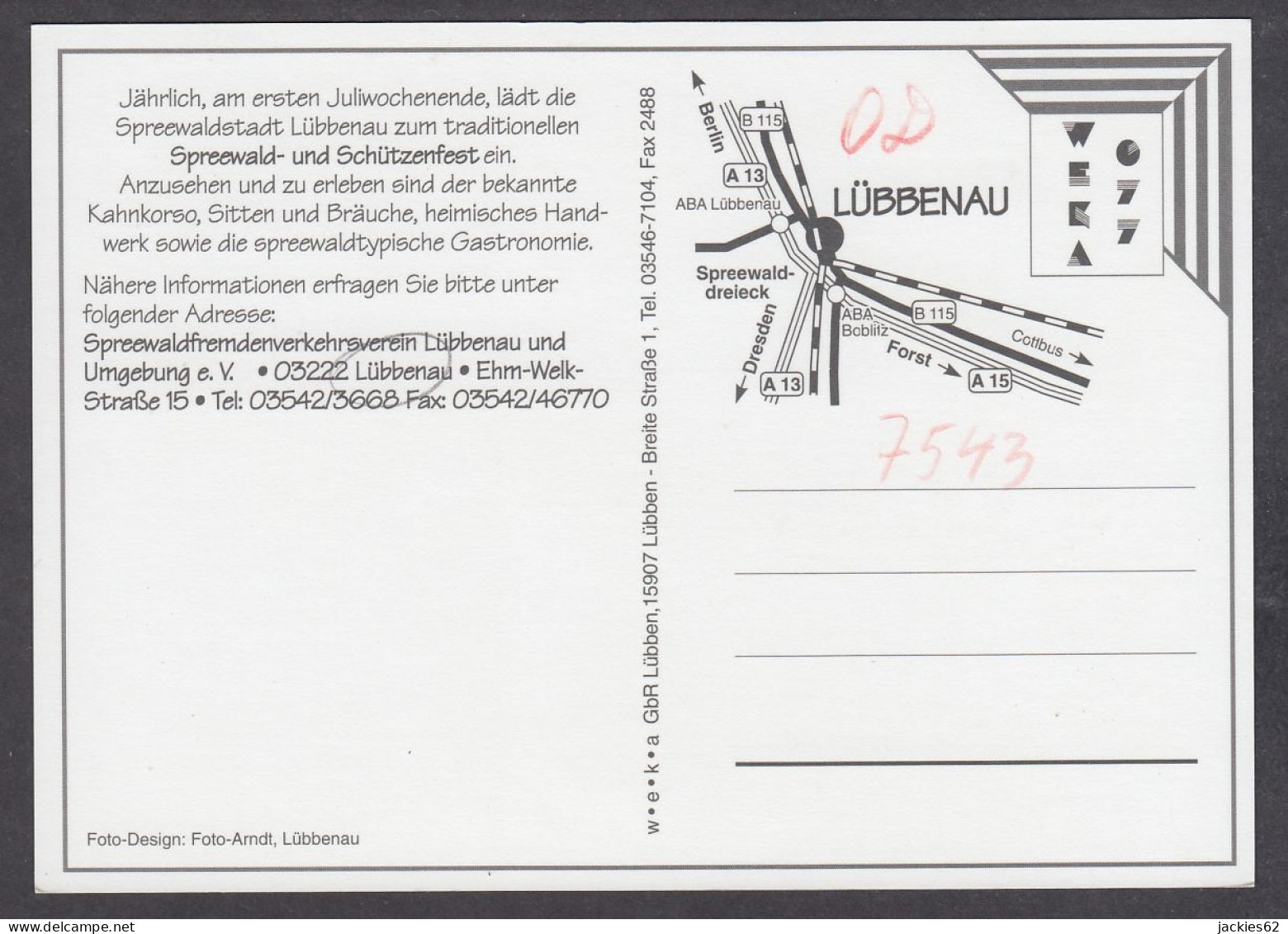 106575/ LÜBBENAU, Lübbenauer Spreewald- Und Schützenfest - Luebbenau