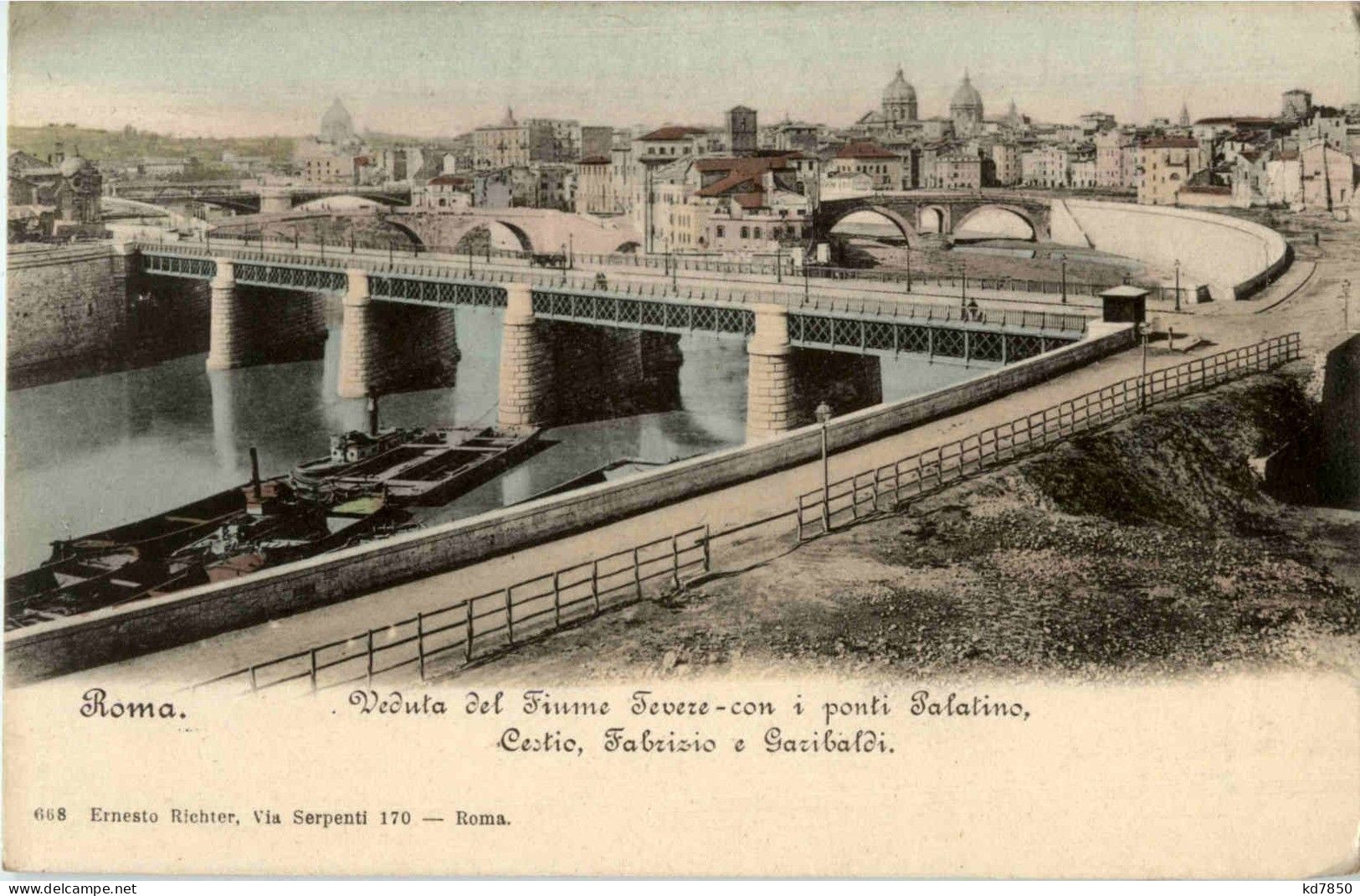 Roma - Veduta Del Fiume - Autres & Non Classés