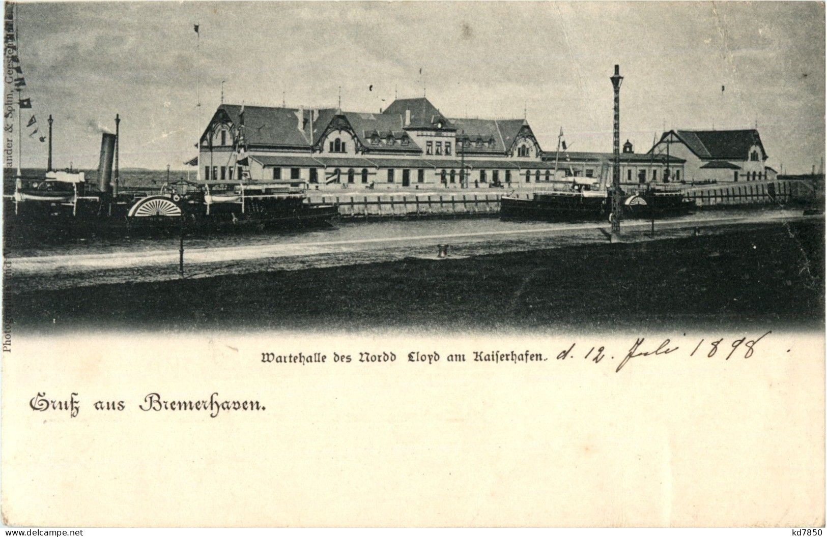 Gruss Aus Bremerhaven - Wartehalle Des Nordd Lloyd - Bremerhaven