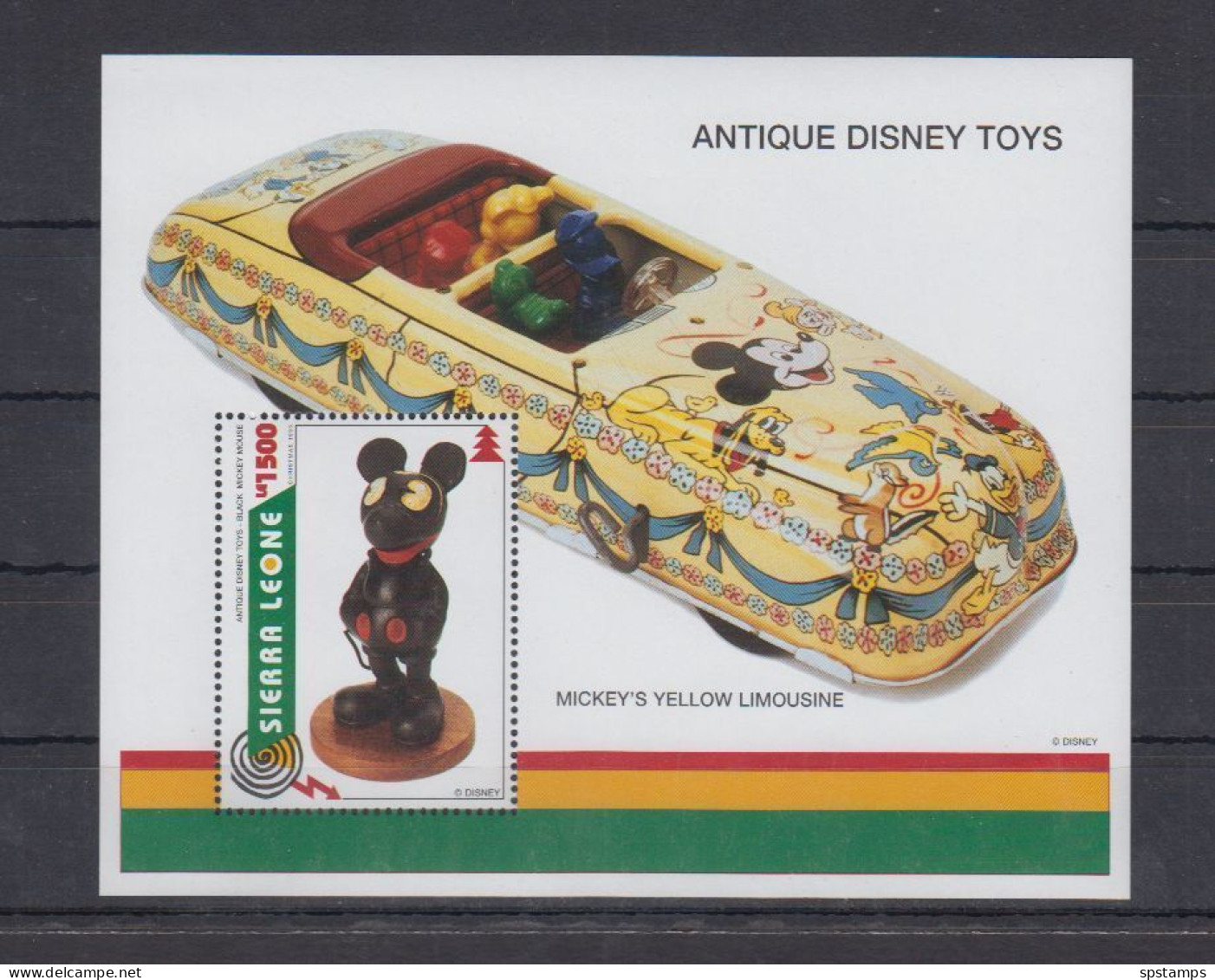 Disney Sierra Leone 1995 Antique Toys MS #1 MNH - Disney