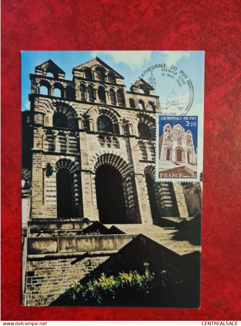 Carte MAXIMUM 1980 LE PUY CATHEDRALE - 1980-1989