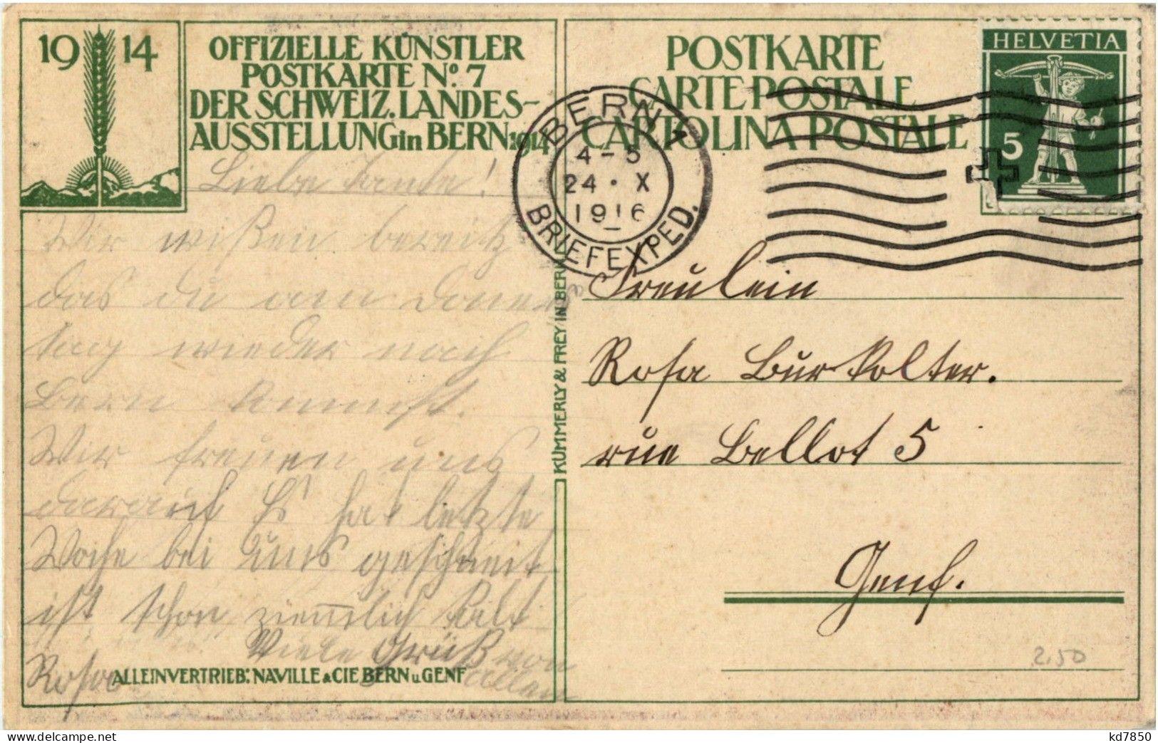 Bern - Landesaussteluung 1914 - Berne