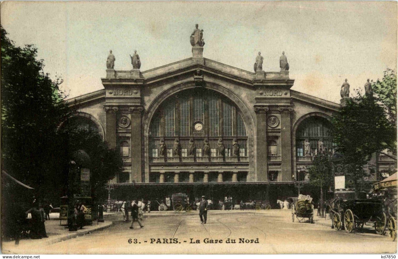 Paris - La Gare Du Nord - Pariser Métro, Bahnhöfe