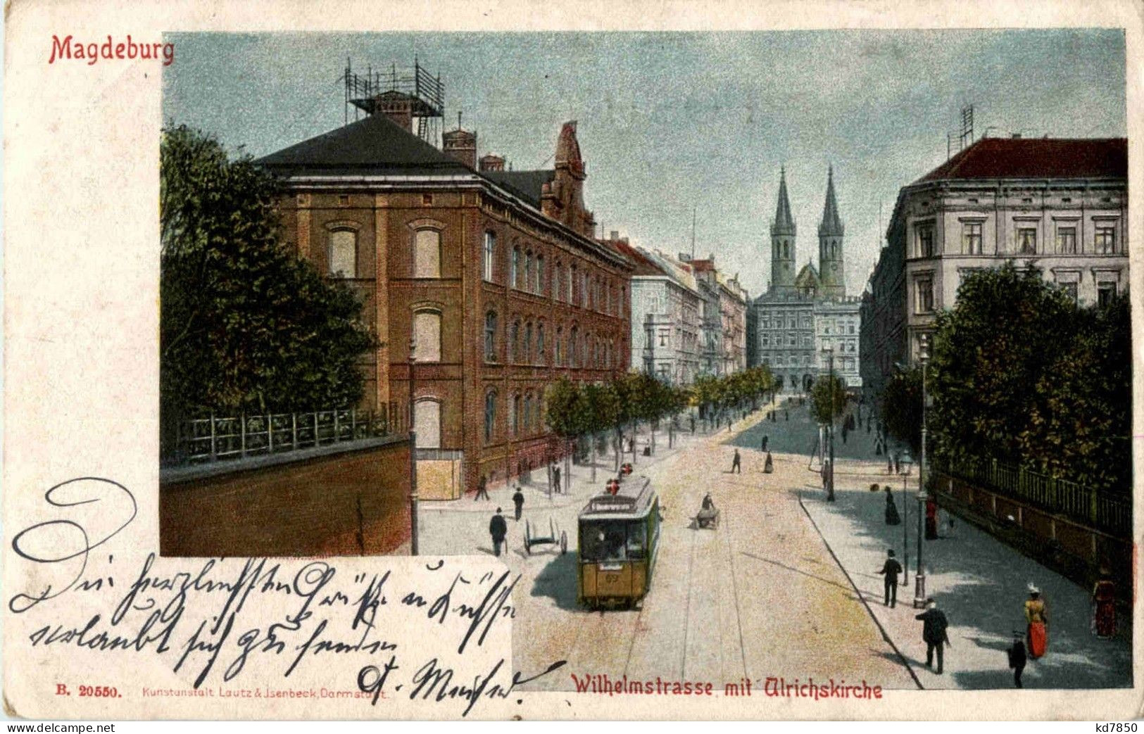 Magdeburg - Wilhelmstrasse Mit Strassenbahn - Magdeburg