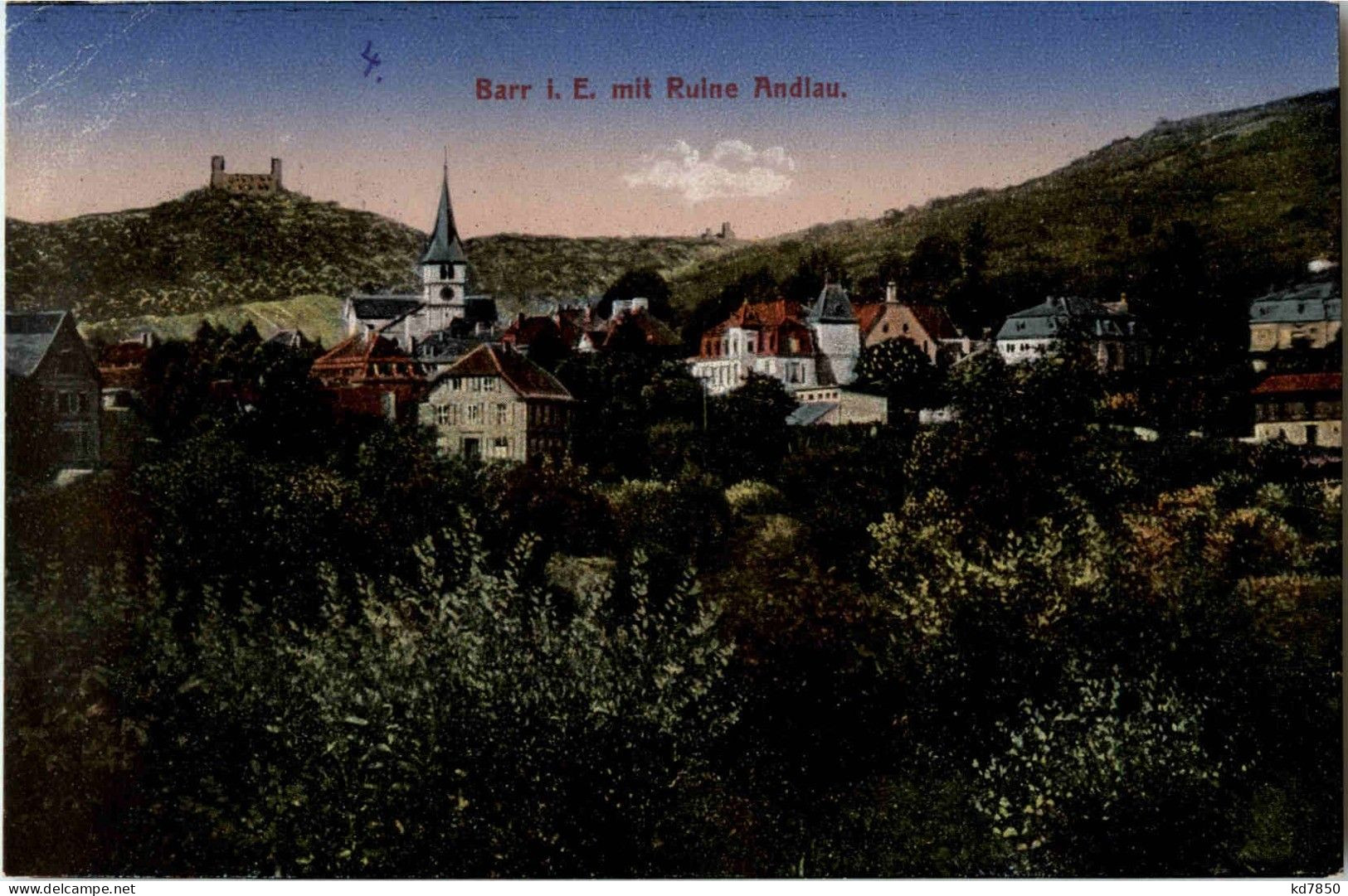 Barr MitRuine Andlau - Barr