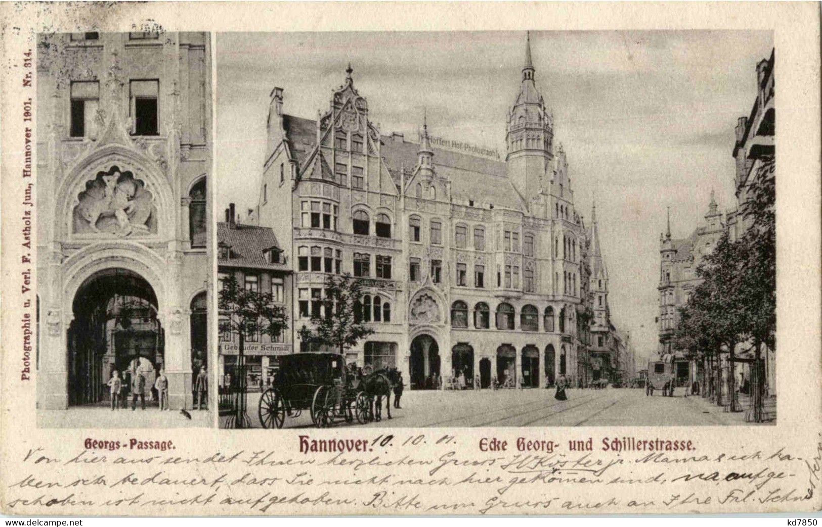 Hannover - Ecke Georg Und Schillerstrasse - Hannover