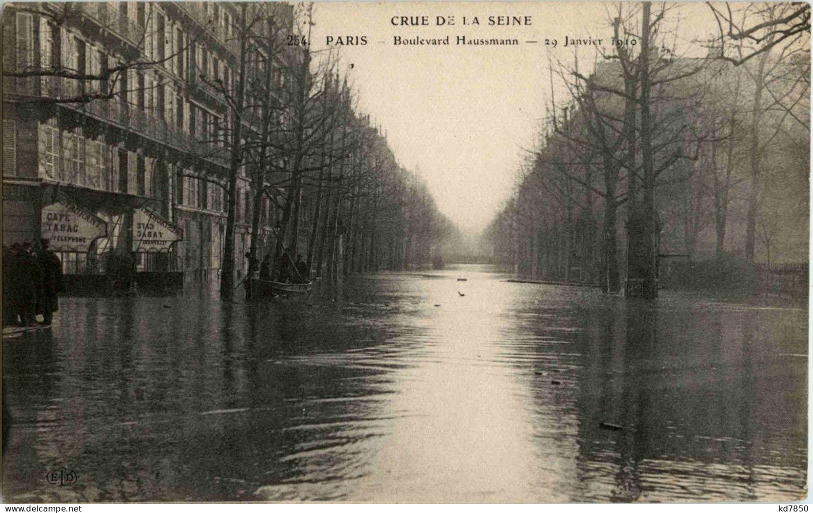 Paris - Inondations 1910 - Überschwemmung 1910