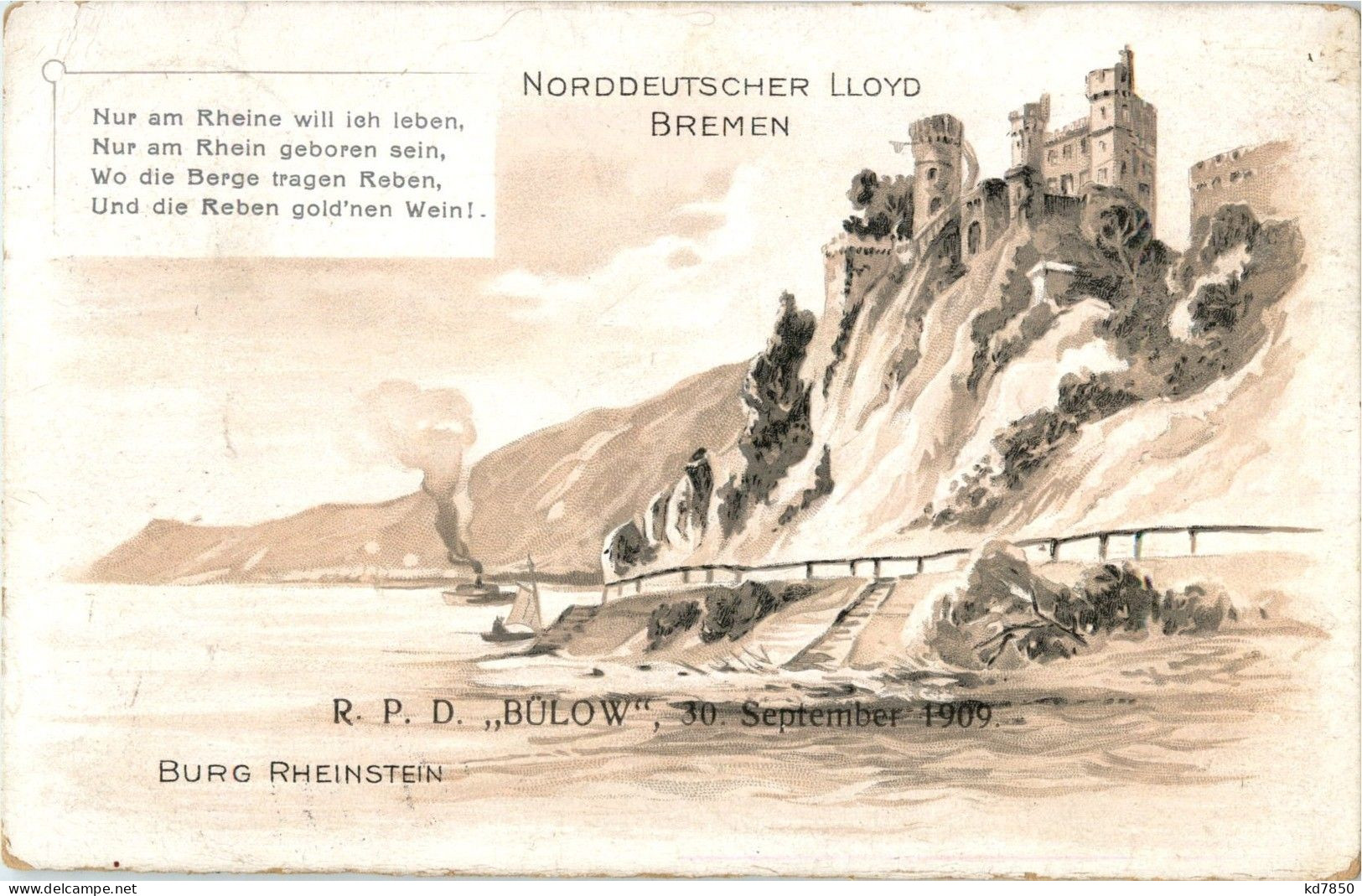 RPD Bülow 1909 - Dampfer