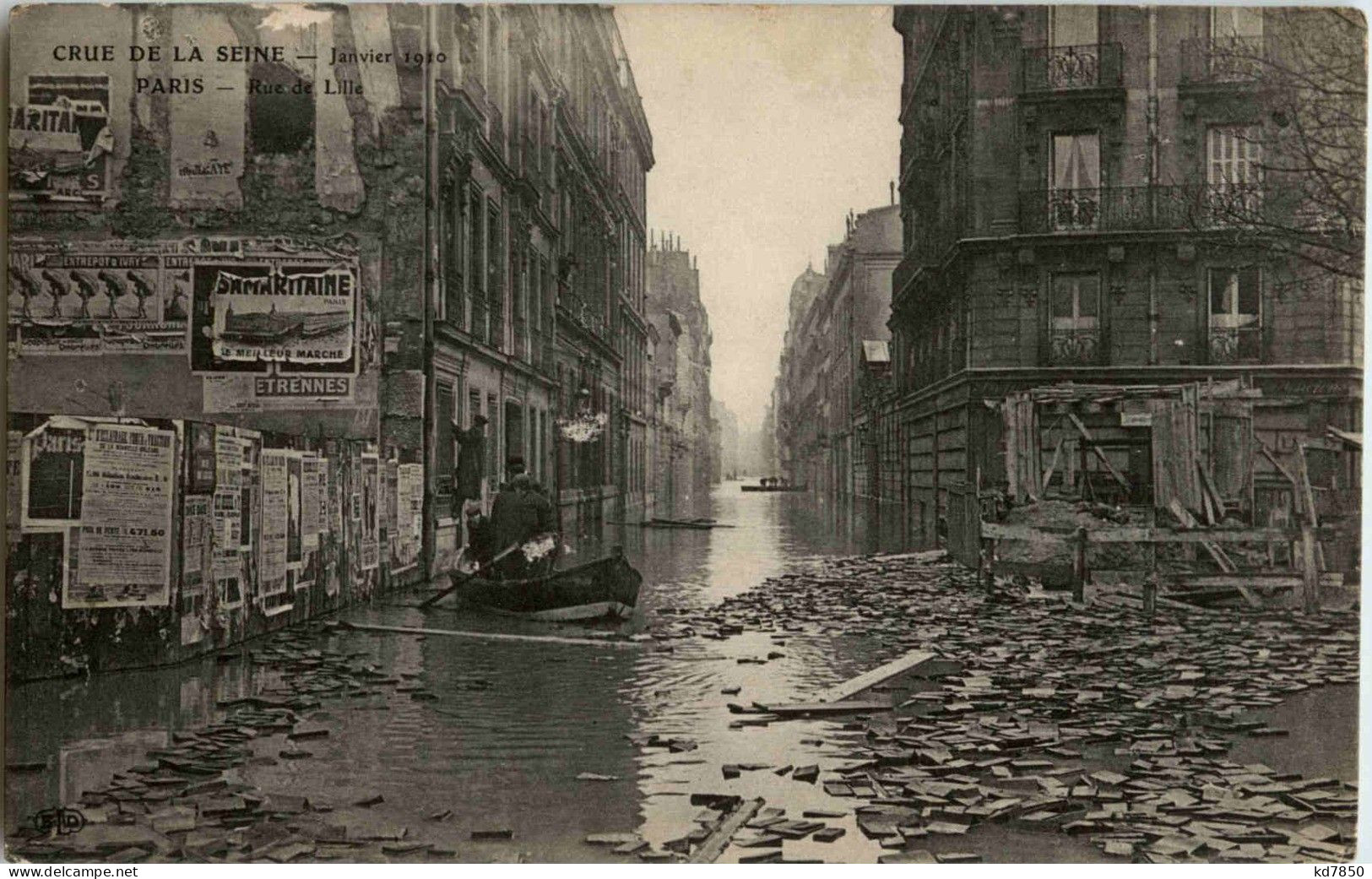 Paris - Inondations 1910 - Überschwemmung 1910